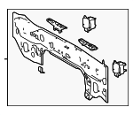 583070E050 - Body: Rear Body Panel for Toyota: Highlander Image