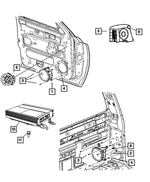 1FD791PAAD - : Speaker Enclosure for Mopar Image
