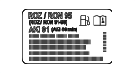 71228877627 - Body: Fuel Information Label for BMW Image