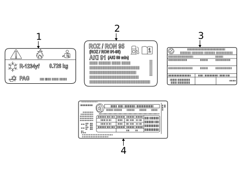 Information Labels for 2026 BMW X3 #0