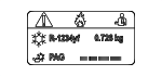 71236832295 - Body: A/C System Information Label for BMW Image