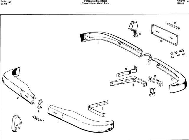 1208800270 - : Bumper, Front, Right for Mercedes-Benz Image
