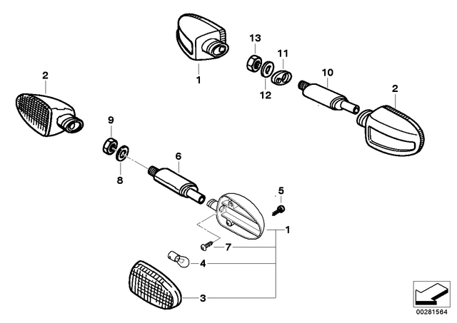 63132306293 - : Lamp Lens                 for BMW-Motorrad Image