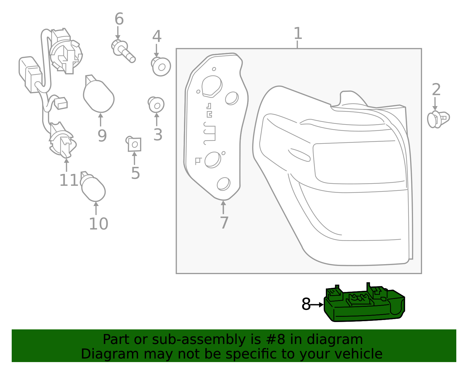 52562-35040 - High-Quality Tail Light Bracket for AutoNation Parts