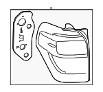 8155135402 - Electrical: Tail Lamp for Toyota: 4Runner Image