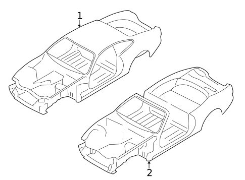 Body Shell for 2001 Jaguar XK8 #0
