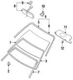 9640170F00 - : Sun-Visor for Nissan: 240SX Image