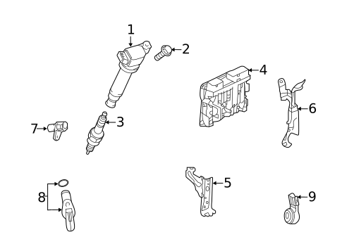 Ignition System for 2024 Toyota Sienna #0