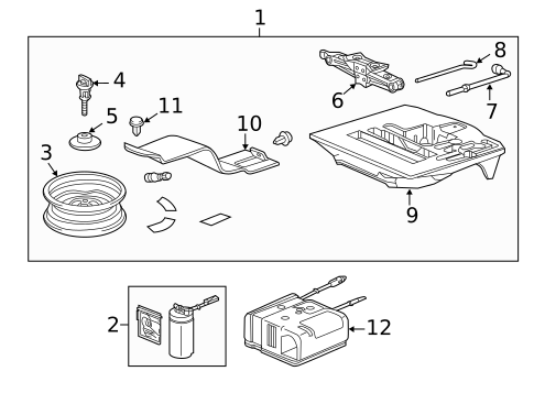 Jack & Components for 2018 Acura RLX #0