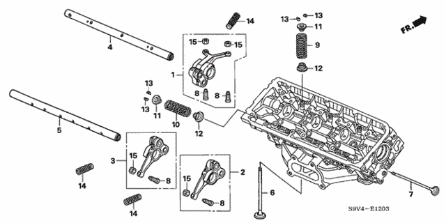Valve - Rocker Arm (RR.) (2WD) for 2007 Honda Pilot #0