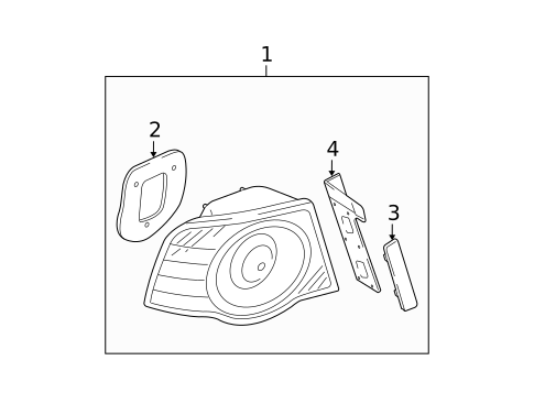 Tail Lamps for 2009 Volkswagen Passat #1