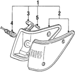 8944686431 - : Lens &amp; Housing Bracket for Isuzu Image