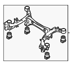 8W0505235AP - : Cross-Member for Audi: A4, A4 Quattro Image