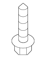 9015960477 - Body: Upper Support Screw for Lexus: ES250, ES300h, ES350, GS F, GS Turbo, GS200t, GS300, GS350, GS430, GS450h, GS460, GX550, HS250h, IS F, IS250, IS300, IS350, IS500, LS430, LS500, LS500h, LX470, LX600, LX700h, NX250, NX350, NX350h, NX450h+, RC F, RC300, RC350, RX350, RX350h, RX350L, RX450h, RX450h+, RX450hL, RX500h, RZ300e, RZ450e Image