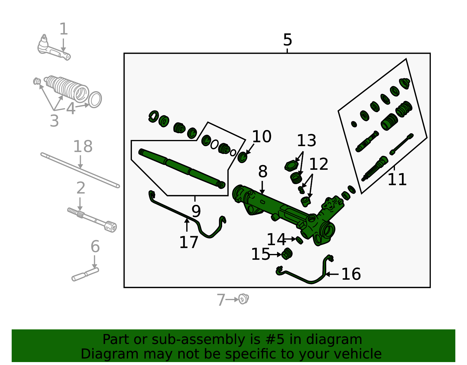1999-2004 Ford Mustang Rack And Pinion Assembly 2R3Z-3504-BARM | OEM ...