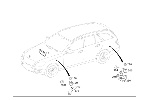 Electrical Parts for Suspension Adjustment for 2014 Mercedes-Benz C350 #0