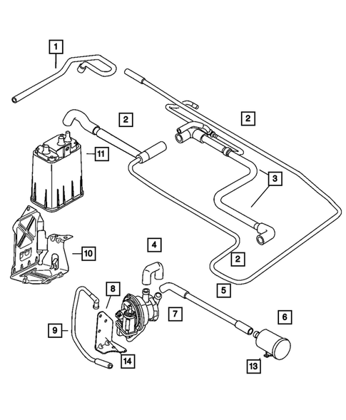 Vacuum Canister for 2002 Chrysler PT Cruiser #0