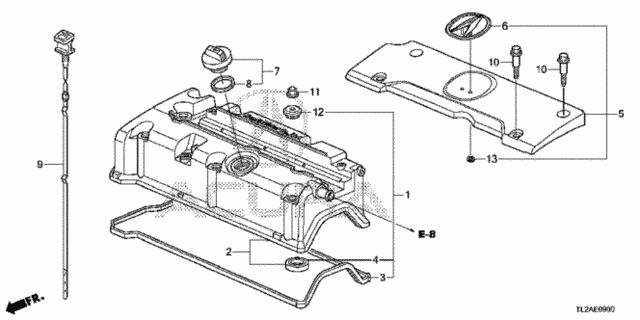 Cylinder Head Cover (L4) for 2014 Acura TSX #0