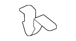 8115168070 - Body: Rocker Molding Retainer for Isuzu Image