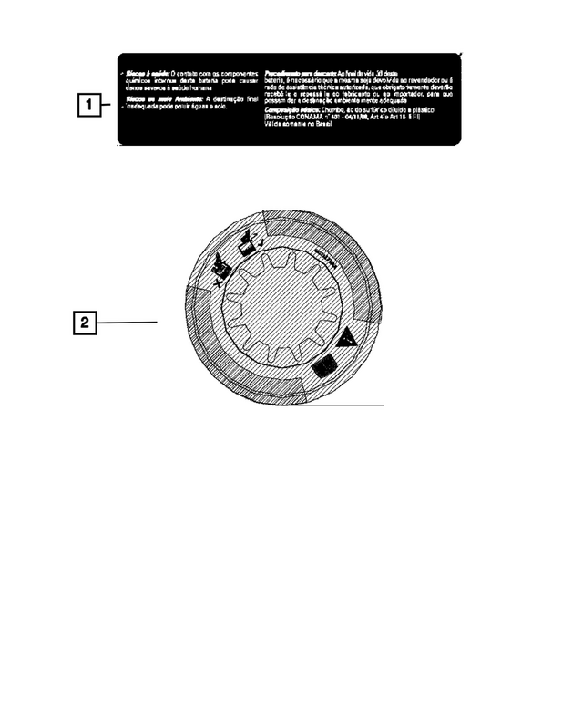 68213176AA - Labels: Coolant System Cap Label for Mopar Image image