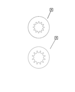 68213176AA - Labels: Coolant System Cap Label for Mopar Image