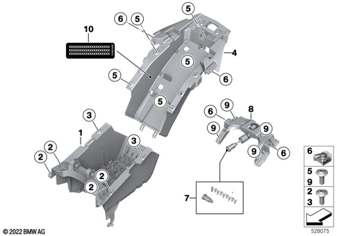 Rear Wheel Cover, License Plate Bracket for 2022 BMW-Motorrad S 1000 R #2