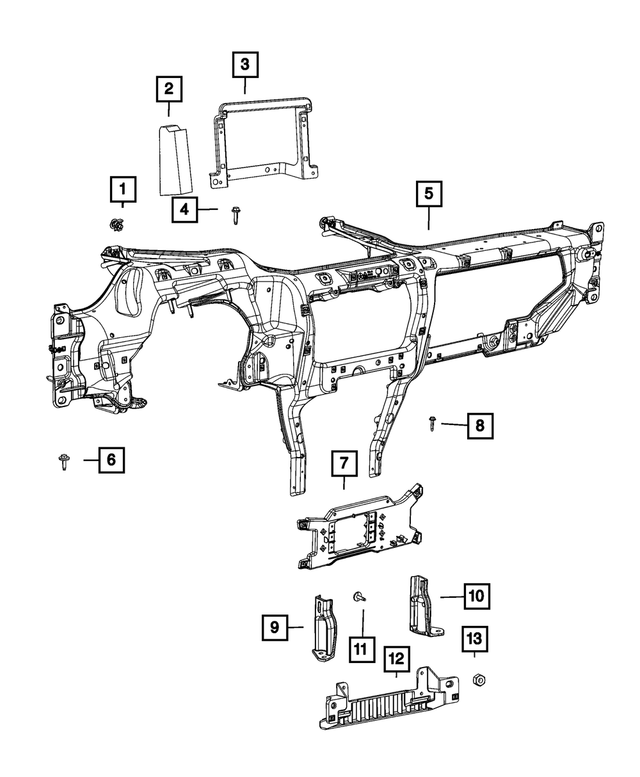 68588888AB - Interior Trim: Foam for Mopar Image image