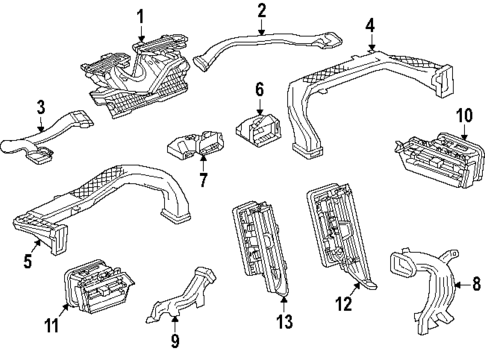 Ducts for 2025 GMC Yukon XL #0