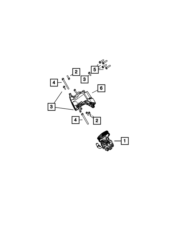 6508246AA - Steering: Hex Flange Head Screw for Mopar Image