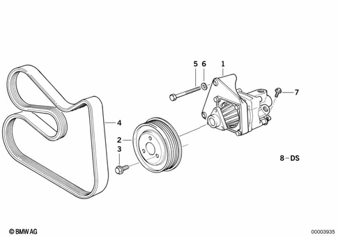 Power Steering Pump for 1996 BMW 325is #0