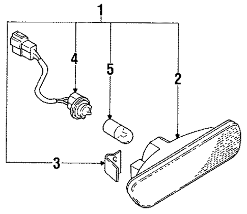 Signal Lamps for 1993 Subaru Legacy #0