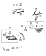 6509491AA - Electrical: Hex Head Bolt for Chrysler: 200, Pacifica, Voyager | Dodge: Charger Daytona, Ram 1500 | Ram: 1500, 2500, 3500 Image