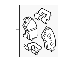 58302N9A15 - Brakes: Disc Brake Pad Set for Hyundai Image