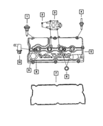 6502921 - Engine 2.4L Four Cylinder (Turbo): Screw, Mounting for Mopar Image