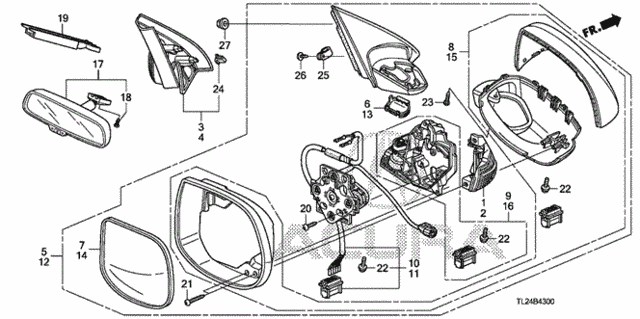 Mirror for 2011 Acura TSX #0