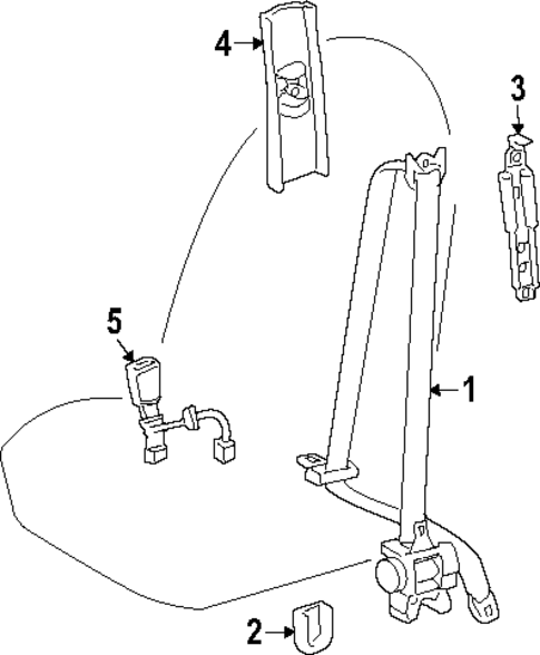 Front Seat Belts for 2025 Toyota Camry #0