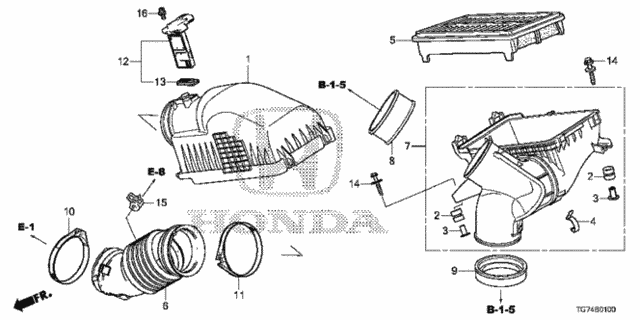 Air Cleaner for 2016 Honda Pilot #0