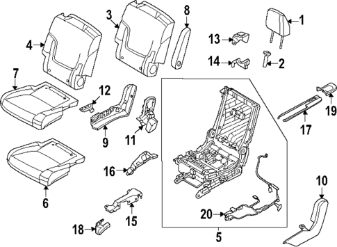 Second Row Seats for 2025 Nissan Armada #0