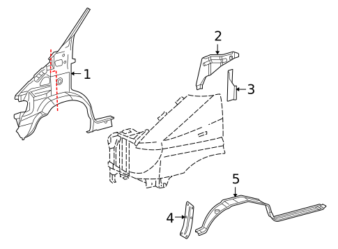 Inner Components for 2003 Dodge Sprinter 2500 #1