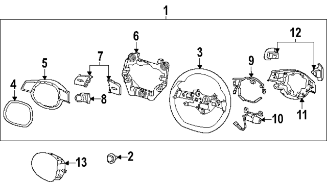 56111KL200YTH - : Steering Wheel for Hyundai Image