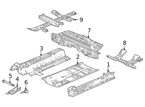 Floor & Rails for 2025 Acura Integra #0
