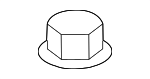 90002T2AA00 - Suspension: Strut Mount Nut for Honda Image