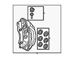8W0615107AL - Brakes: Caliper for Audi Image