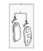 4M0698151BK - Brakes: Brake Pads for Audi Image