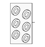 4M0615507 - Brakes: Bleeder Valve Seal Kit for Audi Image