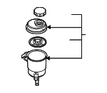 571502F000 - Steering: Reservoir Assembly for Kia: Rondo, Spectra, Spectra5 Image