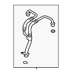 P2145140C - Fuel System: Oil Line for Audi: A8 Quattro, RS6 Avant, RS7 Sportback, S8, SQ7, SQ8 Image