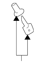 51167001461 - Body: Cylinder &amp; Keys for BMW: 128i, 135i, 323Ci, 323i, 325Ci, 325i, 325xi, 328Ci, 328i, 328i xDrive, 328xi, 330Ci, 330i, 330xi, 335d, 335i, 335i xDrive, 335is, 335xi, 525i, 525xi, 528i, 528i xDrive, 528xi, 530i, 530xi, 535i, 535i GT, 535i xDrive, 535xi, 545i, 550i, 645Ci, 650i, M3, M5, M6, X3, X5, X6, Z4, Z8 Image