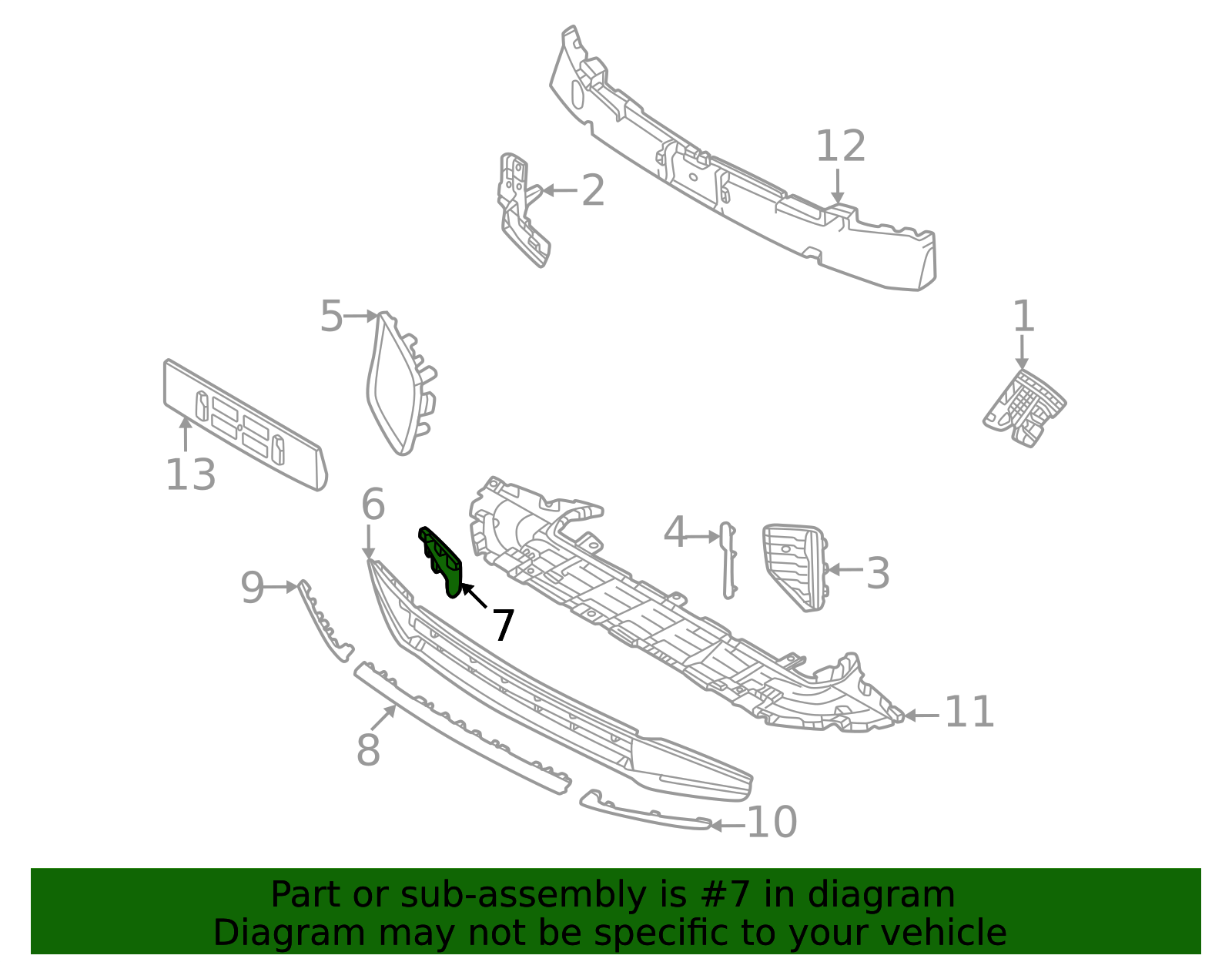 2025-2026 Volvo XC90 Lower Grille Lid 32345736 | OEM Parts Online