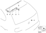 61688252748 - : Grommet, Hose Line for BMW Image